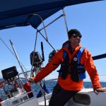 Adventure at the helm on a Gulf Islands Cruise with Big Blue Sailing